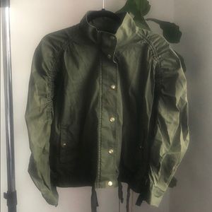Size S Lightweight Army Green JCrew Jacket